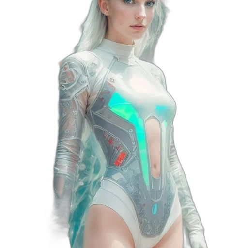 robot, dress, jacket, jewelry transparent PNG cut-out