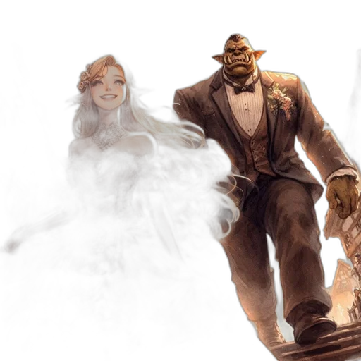 concept art, fantasy art, comic book art, photorealistic transparent PNG cut-out