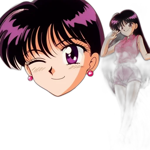 anime, vaporwave, cartoon, concept art transparent PNG cut-out