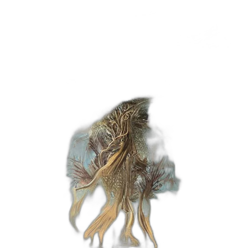dragon, creature, hair, animal transparent PNG cut-out
