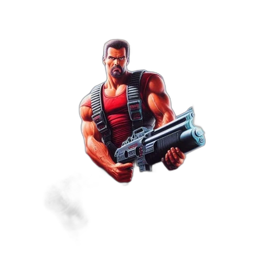 weapon, concept art, comic book art, pixel art transparent PNG cut-out