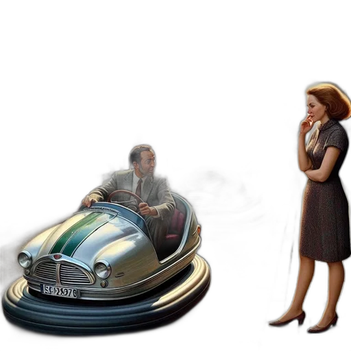car, hat, robot, dress transparent PNG cut-out