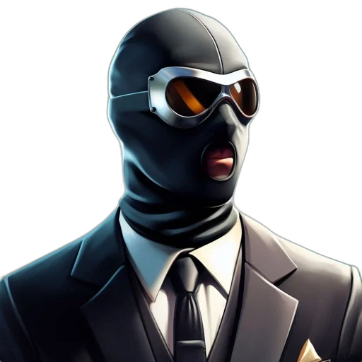 mask, face, jacket, weapon transparent PNG cut-out