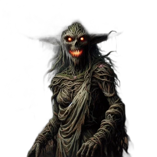 mask, creature, face, staff transparent PNG cut-out
