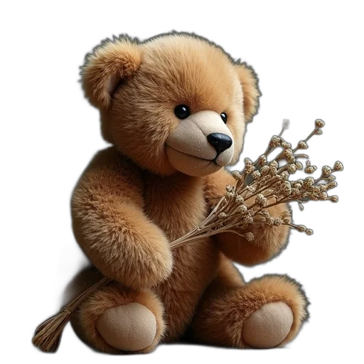 animal, staff, photorealistic, 3d render transparent PNG cut-out