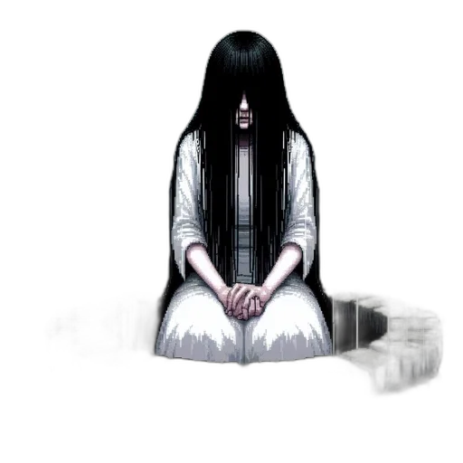 hair, dress, creature, mask transparent PNG cut-out