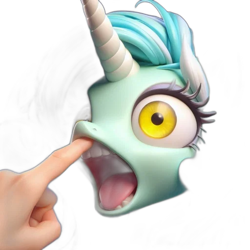 dragon, staff, mask, face transparent PNG cut-out