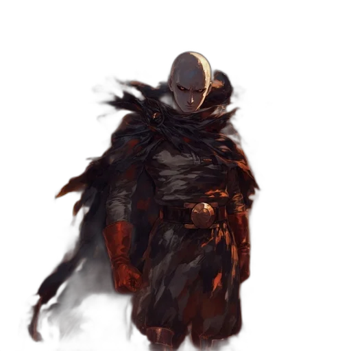 mask, creature, sword, staff transparent PNG cut-out