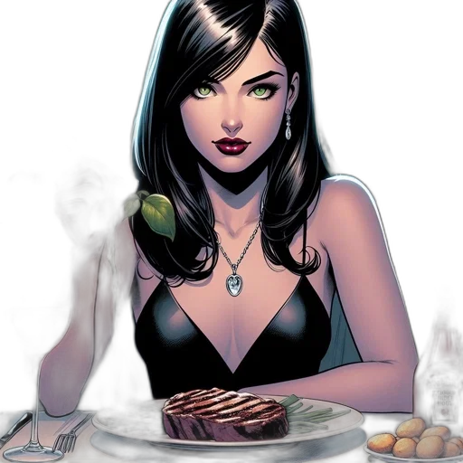 jewelry, food, comic book art, concept art transparent PNG cut-out