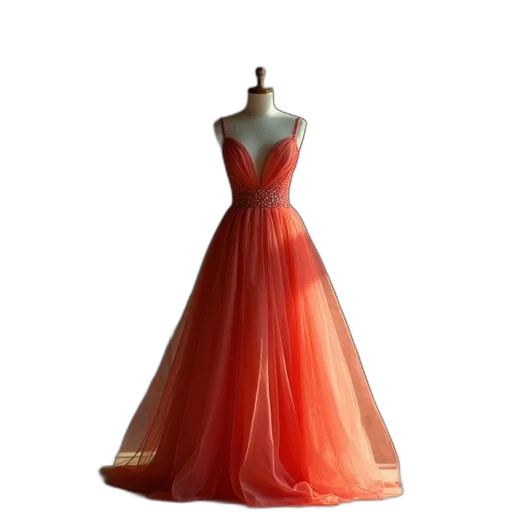 dress, jewelry, 3d render, photorealistic transparent PNG cut-out