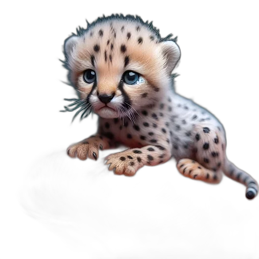 animal, creature, photorealistic, fantasy art transparent PNG cut-out