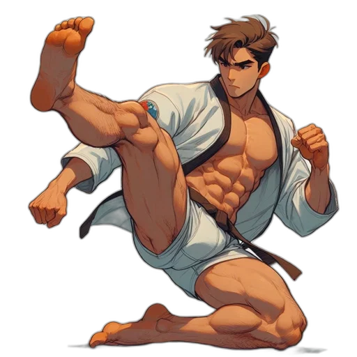 concept art, comic book art, pixel art, cartoon transparent PNG cut-out