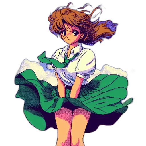 dress, flower, staff, umbrella transparent PNG cut-out