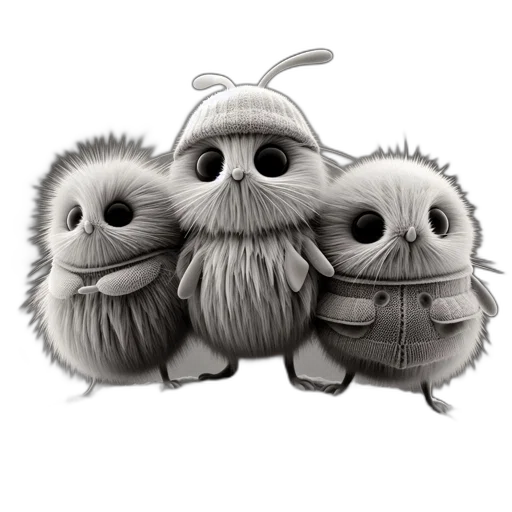 creature, animal, concept art, 3d render transparent PNG cut-out
