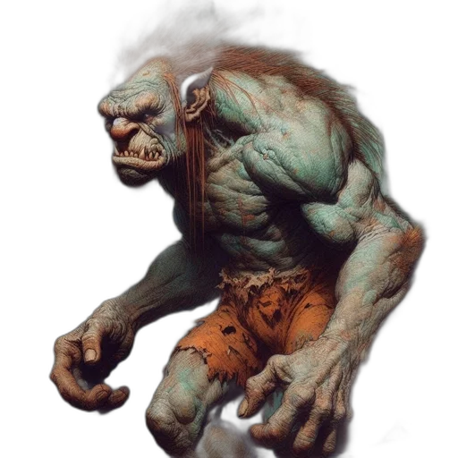 creature, staff, face, concept art transparent PNG cut-out
