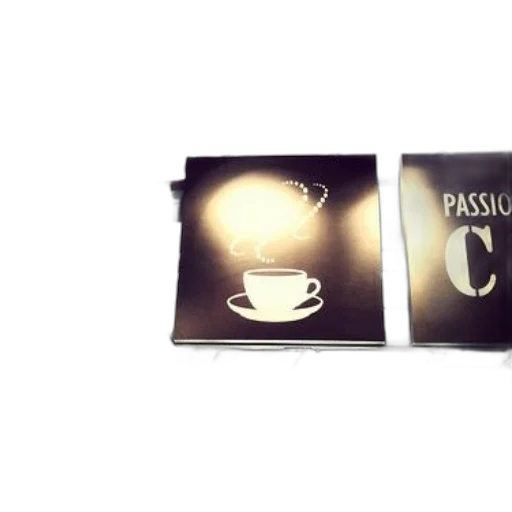 photorealistic, coffee, shop, signs transparent PNG cut-out