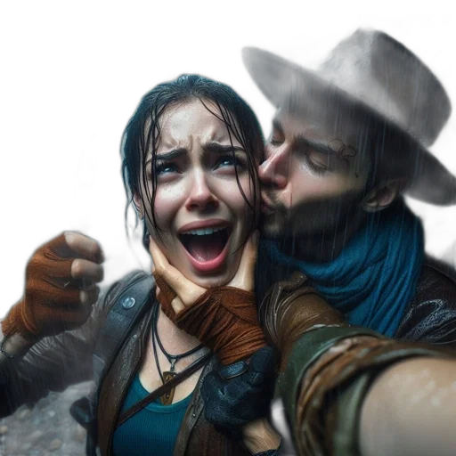 hat, face, weapon, concept art transparent PNG cut-out