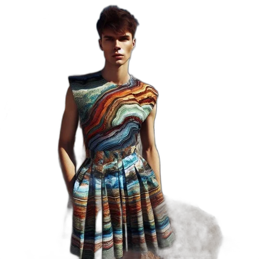 dress, fantasy art, photorealistic, concept art transparent PNG cut-out
