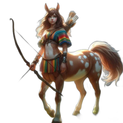 staff, sword, animal, fantasy art transparent PNG cut-out
