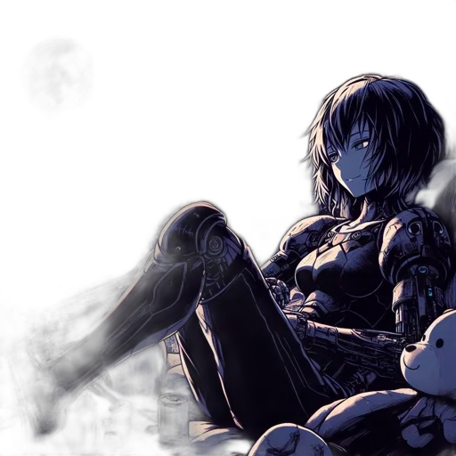 robot, sword, weapon, concept art transparent PNG cut-out