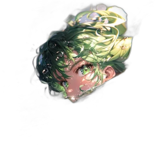 hair, mask, face, crown transparent PNG cut-out