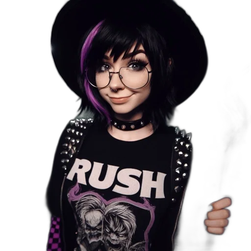 dress, jacket, face, staff transparent PNG cut-out