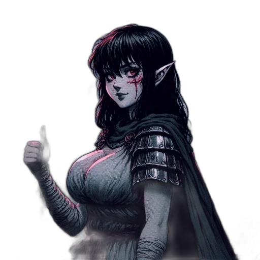 fantasy art, concept art, comic book art, pixel art transparent PNG cut-out