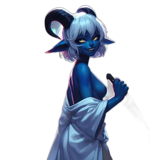 staff, mask, dress, creature transparent PNG cut-out
