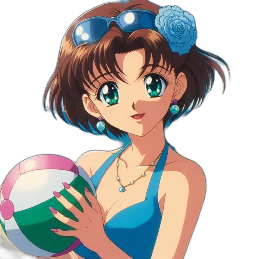 vaporwave, anime, pixel art, cartoon transparent PNG cut-out