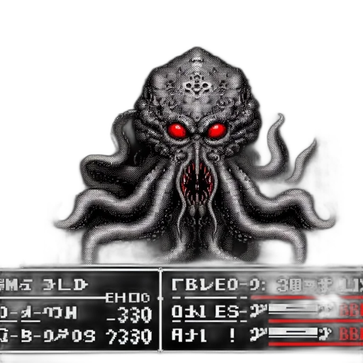 creature, mask, weapon, pixel art transparent PNG cut-out