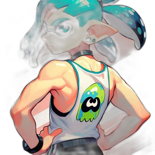 mask, jacket, weapon, staff transparent PNG cut-out