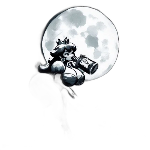 staff, umbrella, weapon, crown transparent PNG cut-out