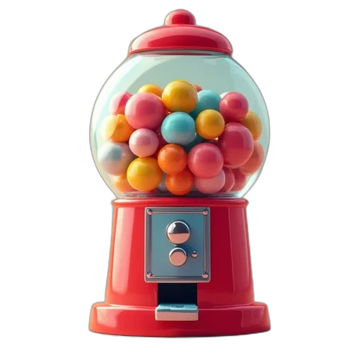 robot, food, jewelry, 3d render transparent PNG cut-out