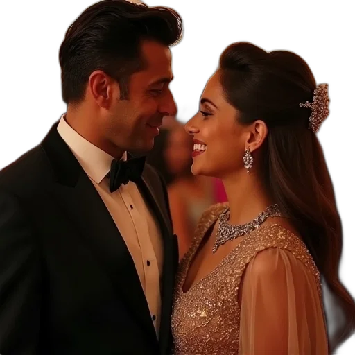 salman, kareena, khan, their transparent PNG cut-out