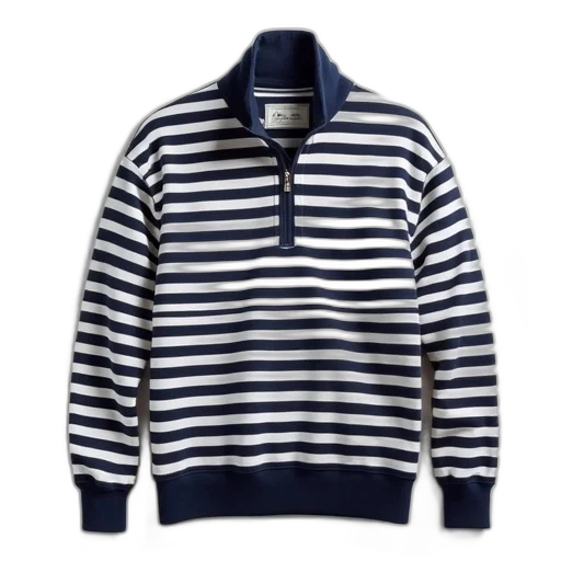 jacket, breton, striped, half transparent PNG cut-out