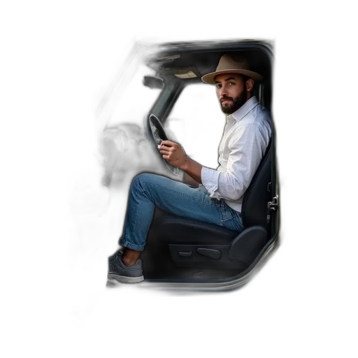 hat, car, staff, furniture transparent PNG cut-out