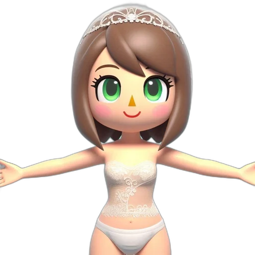 dress, crown, robot, jewelry transparent PNG cut-out