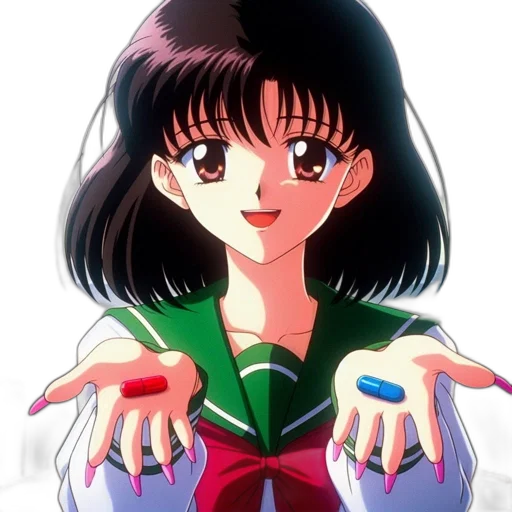 dress, vaporwave, anime, cartoon transparent PNG cut-out