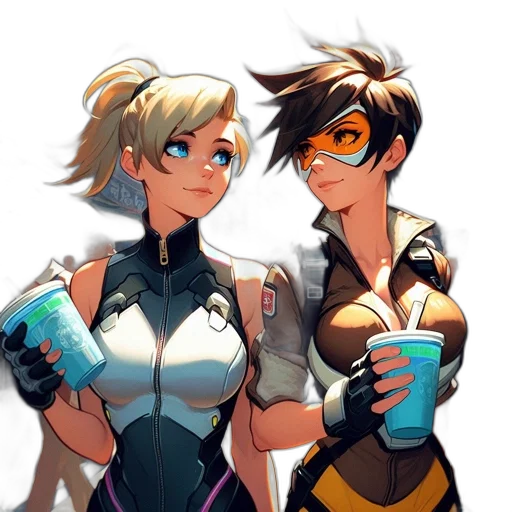 robot, concept art, cyberpunk, anime transparent PNG cut-out