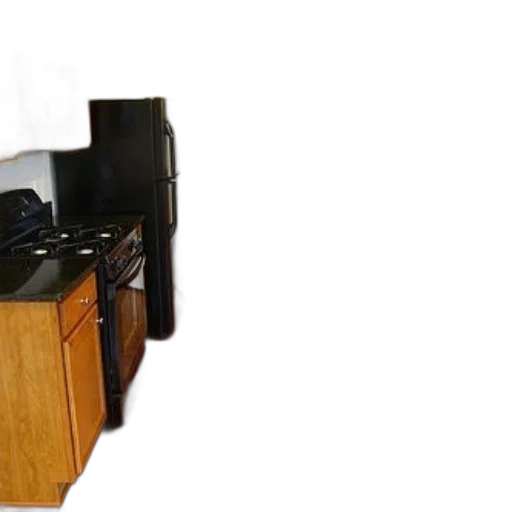 furniture, 3d render, modern, kitchen transparent PNG cut-out