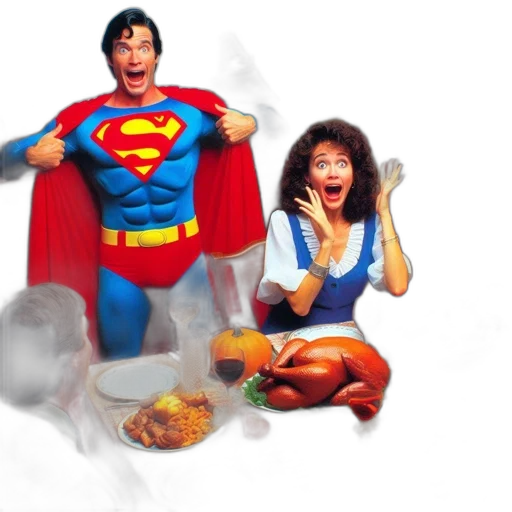 food, comic book art, concept art, superman transparent PNG cut-out