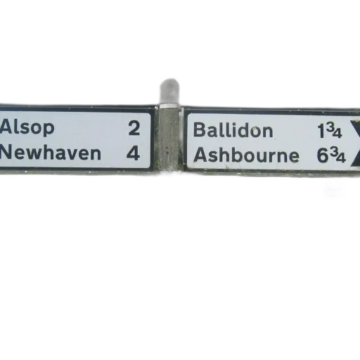 sign, directions, alsop, newhaven transparent PNG cut-out