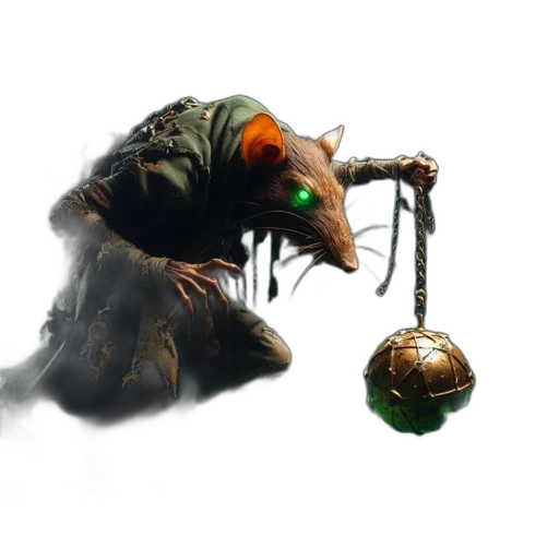 staff, creature, mask, weapon transparent PNG cut-out