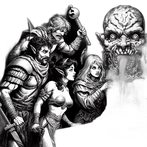 staff, mask, fantasy art, concept art transparent PNG cut-out