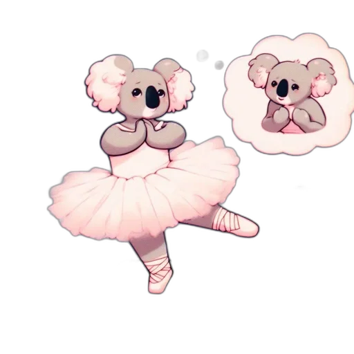 creature, flower, dress, staff transparent PNG cut-out