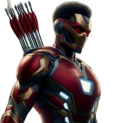 weapon, mask, 3d render, concept art transparent PNG cut-out
