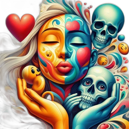 mask, face, fantasy art, photorealistic transparent PNG cut-out