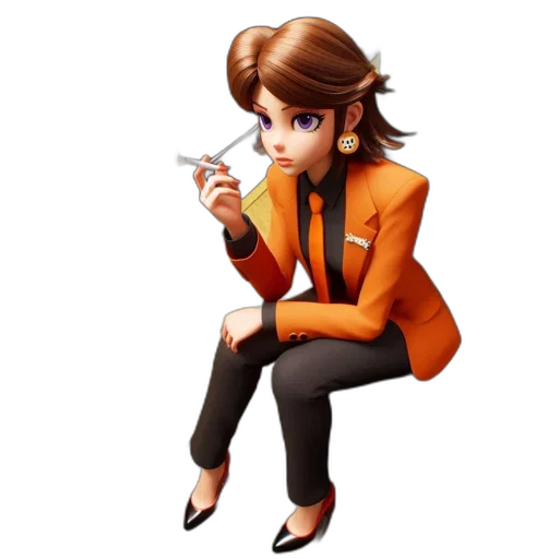 staff, jacket, jewelry, concept art transparent PNG cut-out