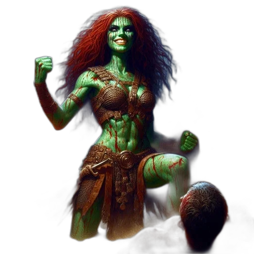 creature, fantasy art, concept art, comic book art transparent PNG cut-out