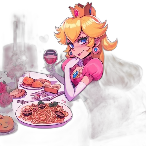 food, dress, crown, concept art transparent PNG cut-out